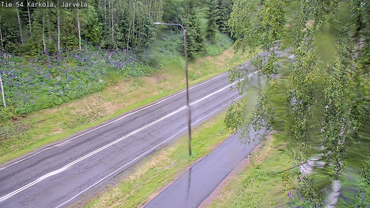 Weather Camera Image Väg 54 Kärkölä, Järvelä, Kärkölä, Päijät-Häme