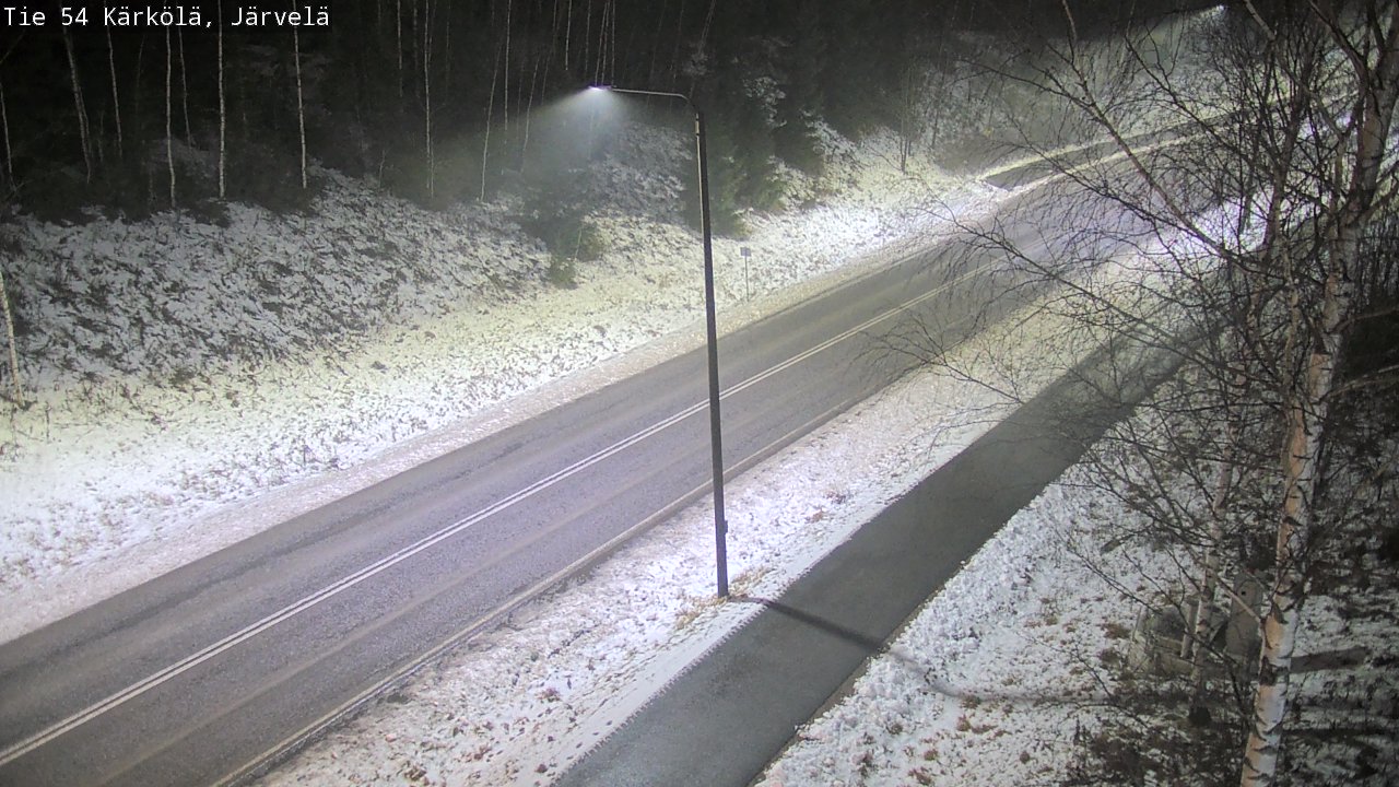 Weather Camera Image Väg 54 Kärkölä, Järvelä, Kärkölä, Päijät-Häme