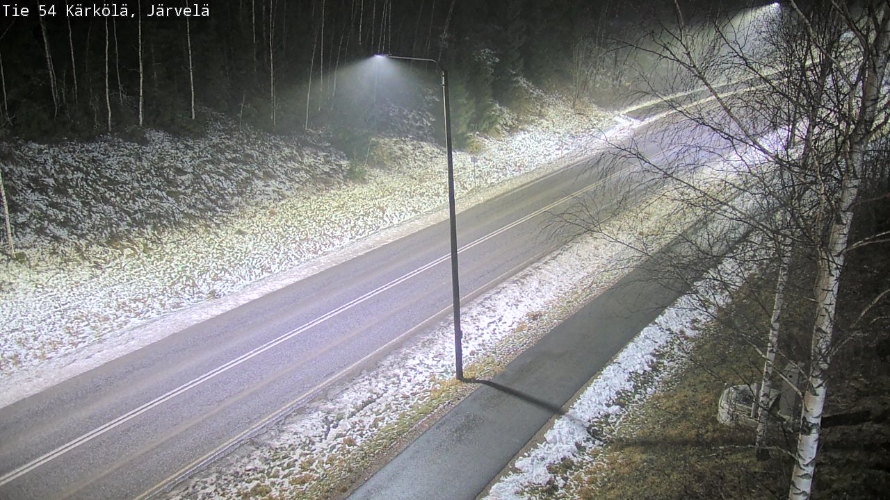 Weather Camera Image Väg 54 Kärkölä, Järvelä, Kärkölä, Päijät-Häme