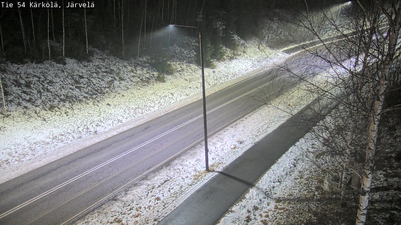 Weather Camera Image Väg 54 Kärkölä, Järvelä, Kärkölä, Päijät-Häme