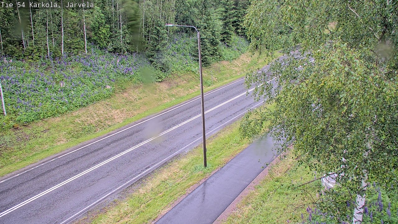 Weather Camera Image Väg 54 Kärkölä, Järvelä, Kärkölä, Päijät-Häme
