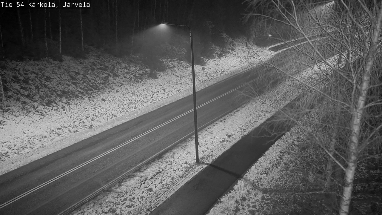 Weather Camera Image Väg 54 Kärkölä, Järvelä, Kärkölä, Päijät-Häme