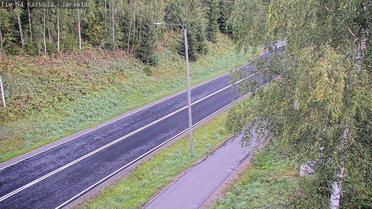 Weather Camera Image Road 54 Kärkölä, Järvelä, Kärkölä, Päijät-Häme