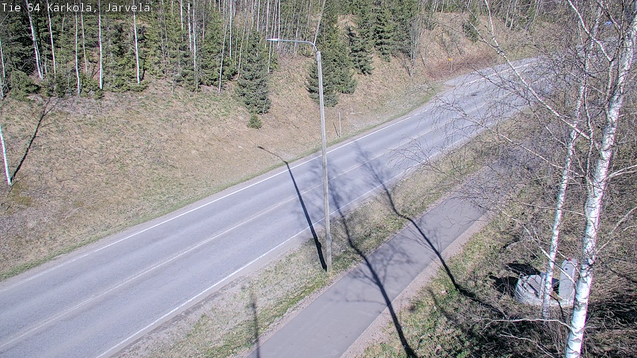 Weather Camera Image Road 54 Kärkölä, Järvelä, Kärkölä, Päijät-Häme