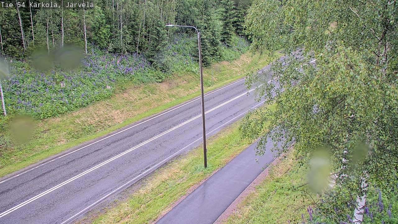 Weather Camera Image Väg 54 Kärkölä, Järvelä, Kärkölä, Päijät-Häme