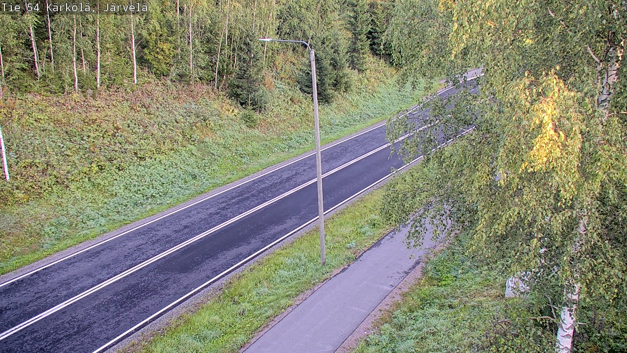 Weather Camera Image Road 54 Kärkölä, Järvelä, Kärkölä, Päijät-Häme