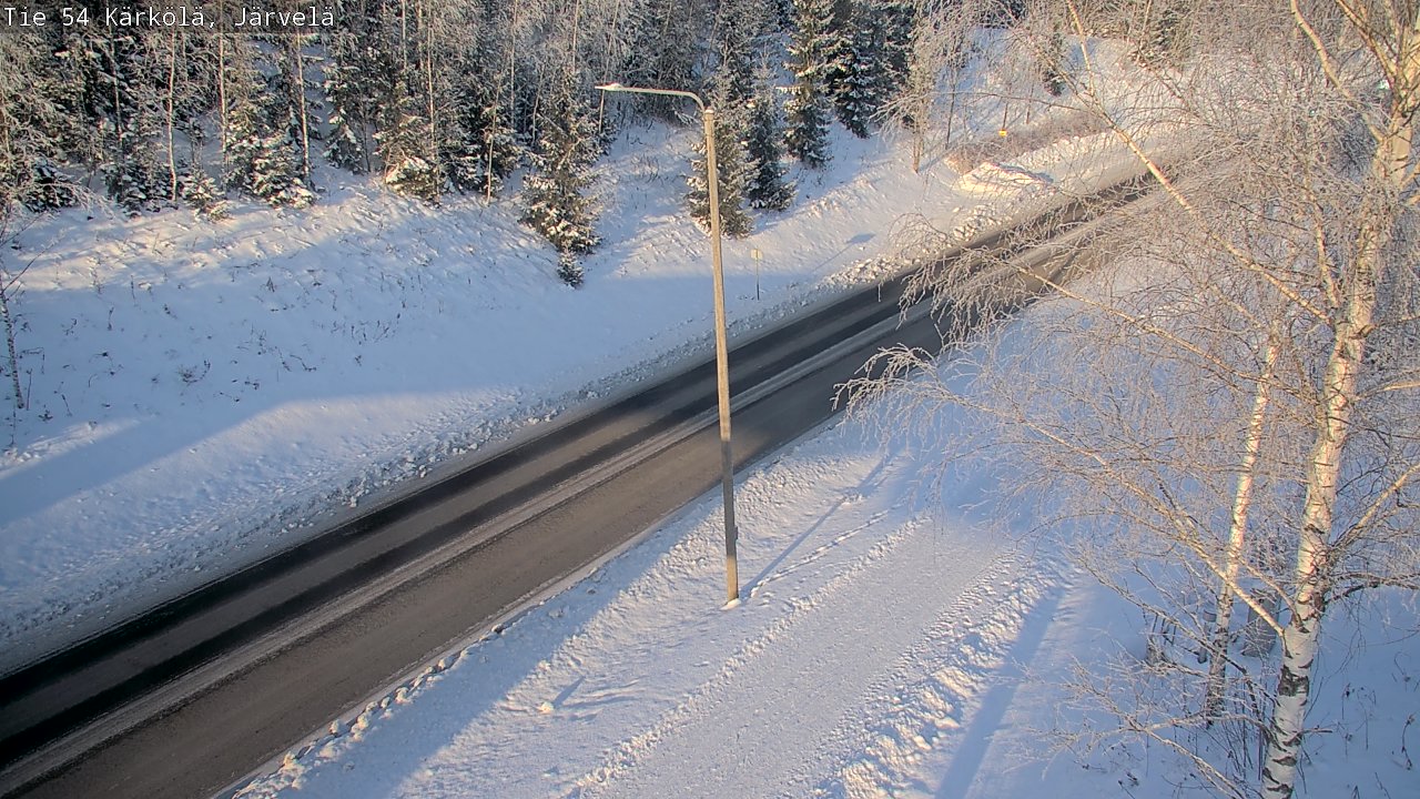 Weather Camera Image Väg 54 Kärkölä, Järvelä, Kärkölä, Päijät-Häme