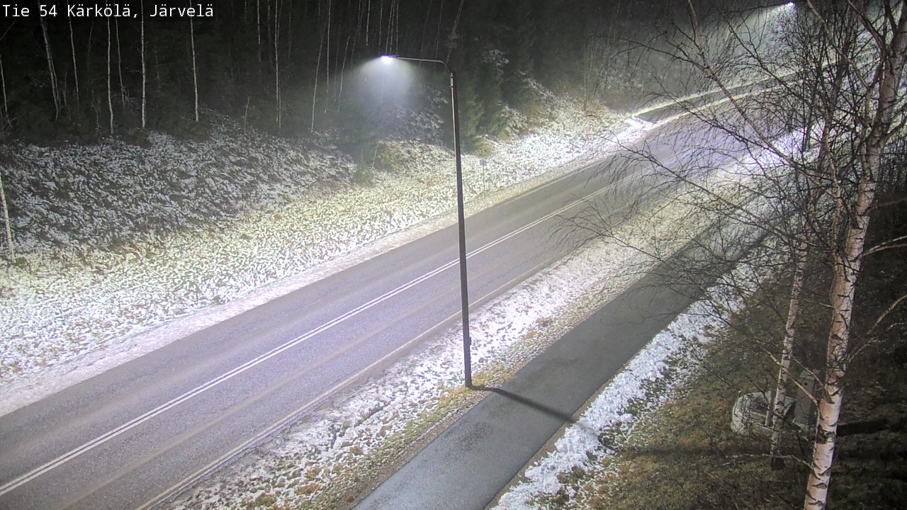 Weather Camera Image Väg 54 Kärkölä, Järvelä, Kärkölä, Päijät-Häme