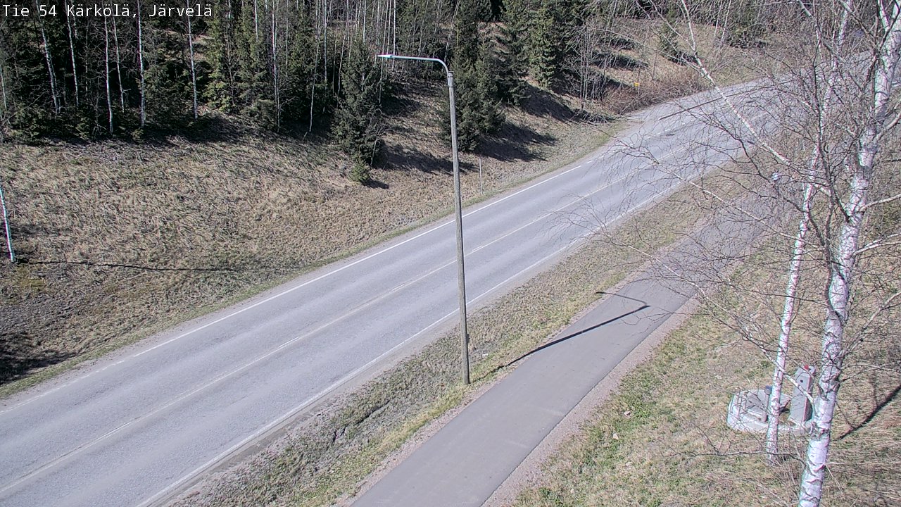 Weather Camera Image Väg 54 Kärkölä, Järvelä, Kärkölä, Päijät-Häme