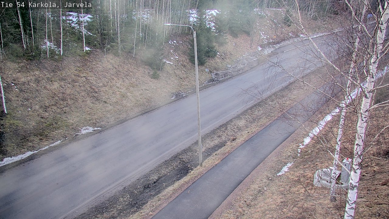 Weather Camera Image Road 54 Kärkölä, Järvelä, Kärkölä, Päijät-Häme