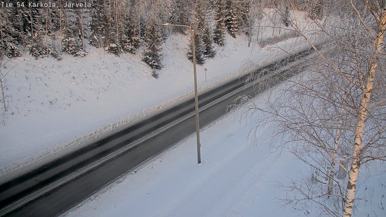 Weather Camera Image Väg 54 Kärkölä, Järvelä, Kärkölä, Päijät-Häme