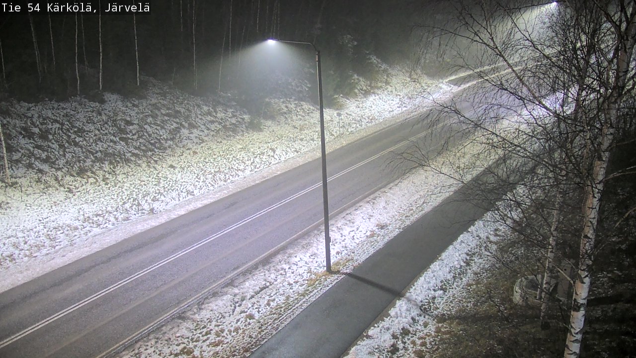 Weather Camera Image Väg 54 Kärkölä, Järvelä, Kärkölä, Päijät-Häme
