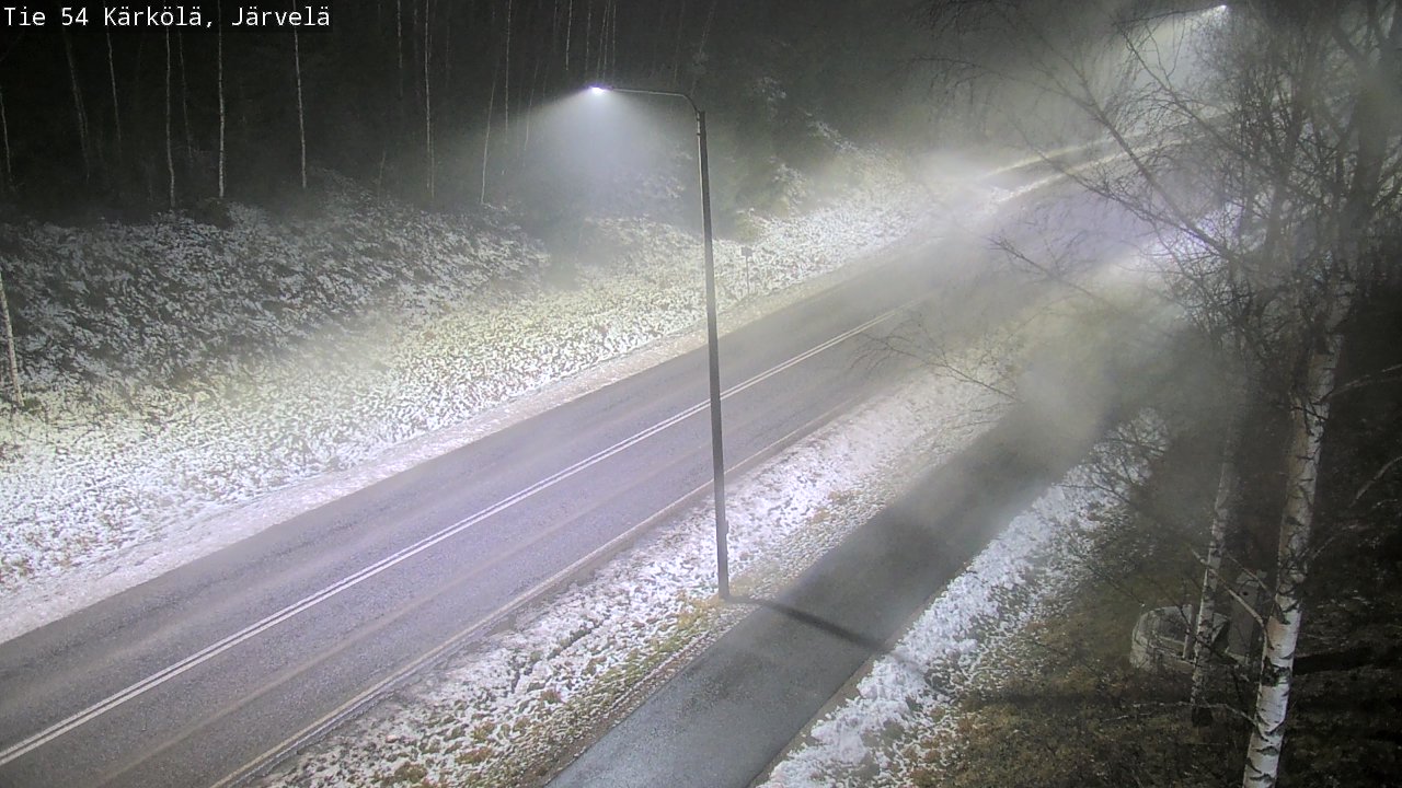 Weather Camera Image Väg 54 Kärkölä, Järvelä, Kärkölä, Päijät-Häme