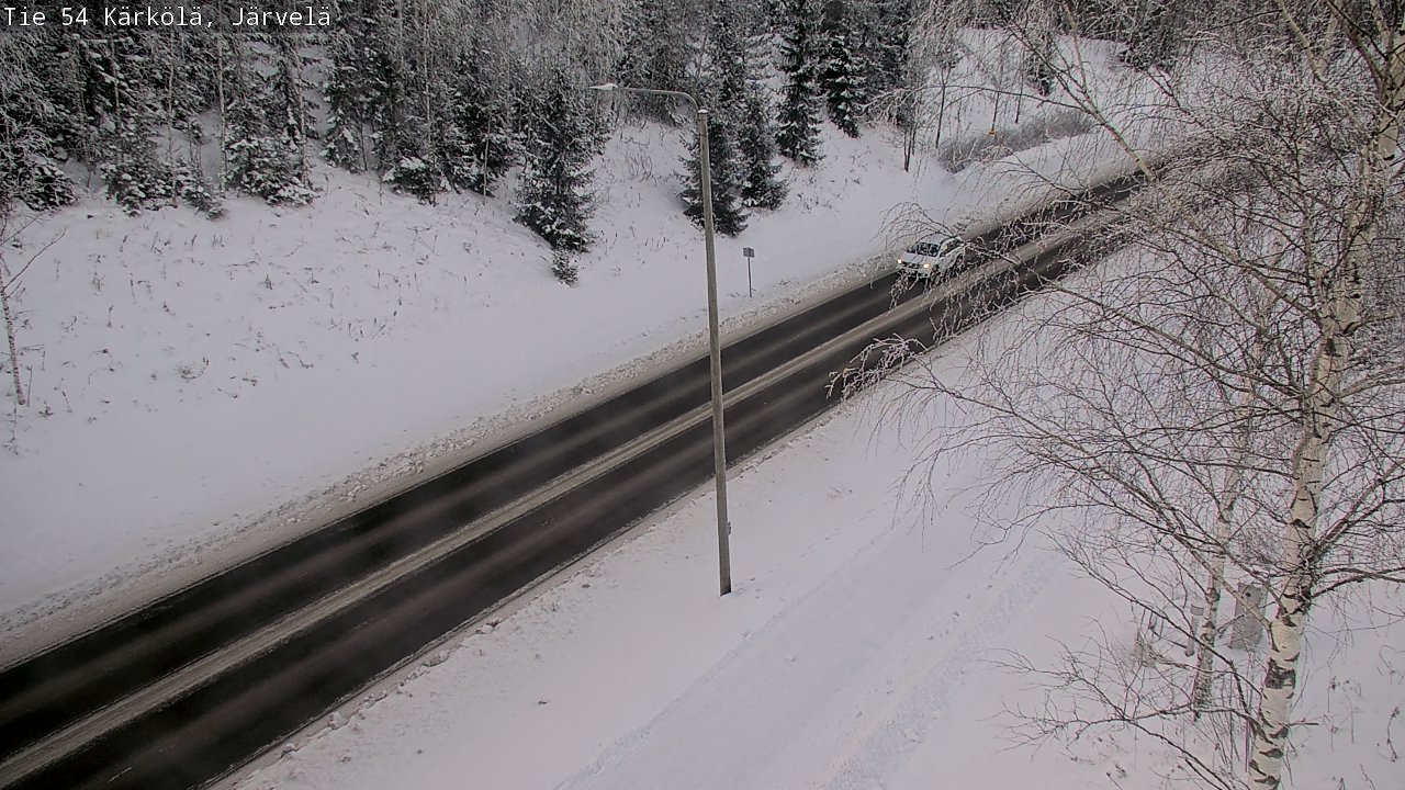 Weather Camera Image Väg 54 Kärkölä, Järvelä, Kärkölä, Päijät-Häme