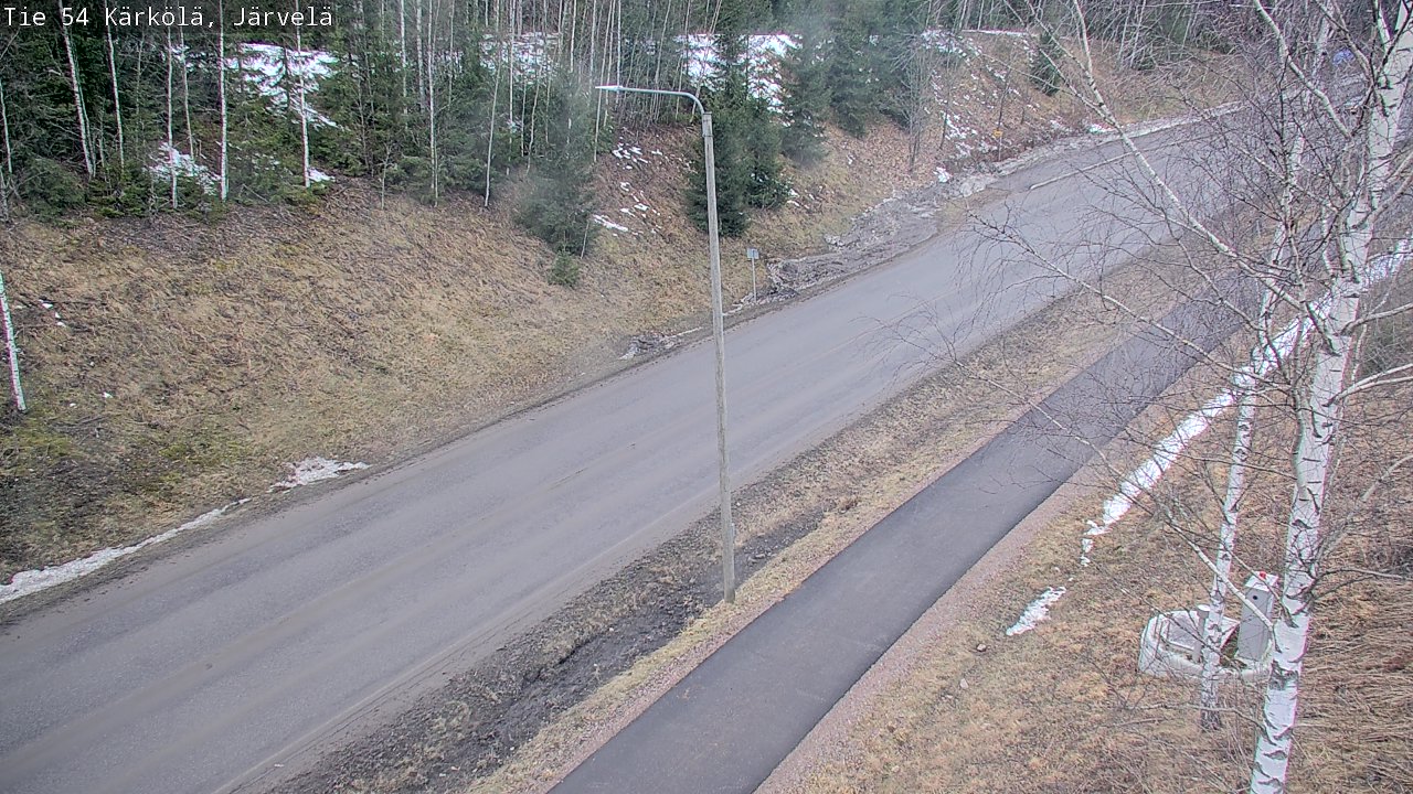 Weather Camera Image Road 54 Kärkölä, Järvelä, Kärkölä, Päijät-Häme