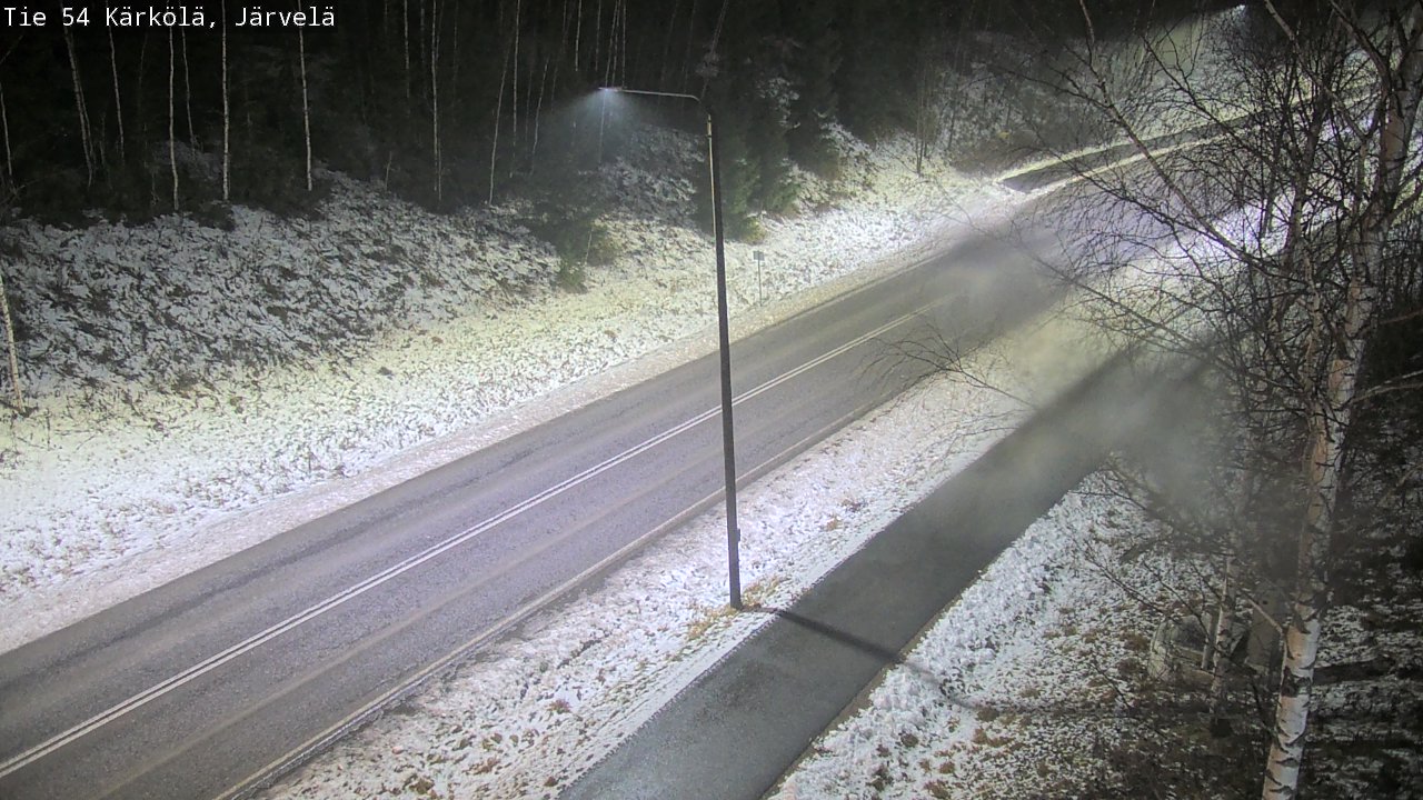 Weather Camera Image Väg 54 Kärkölä, Järvelä, Kärkölä, Päijät-Häme