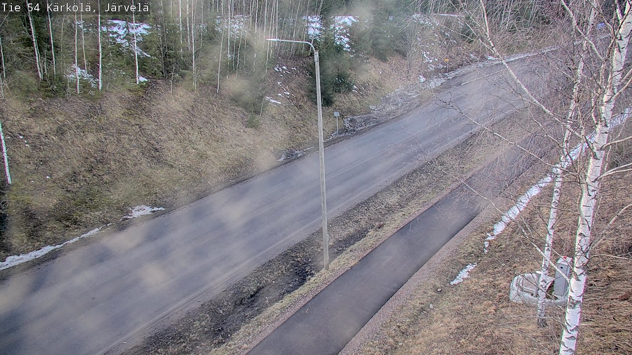 Weather Camera Image Road 54 Kärkölä, Järvelä, Kärkölä, Päijät-Häme