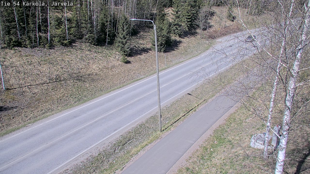 Weather Camera Image Road 54 Kärkölä, Järvelä, Kärkölä, Päijät-Häme