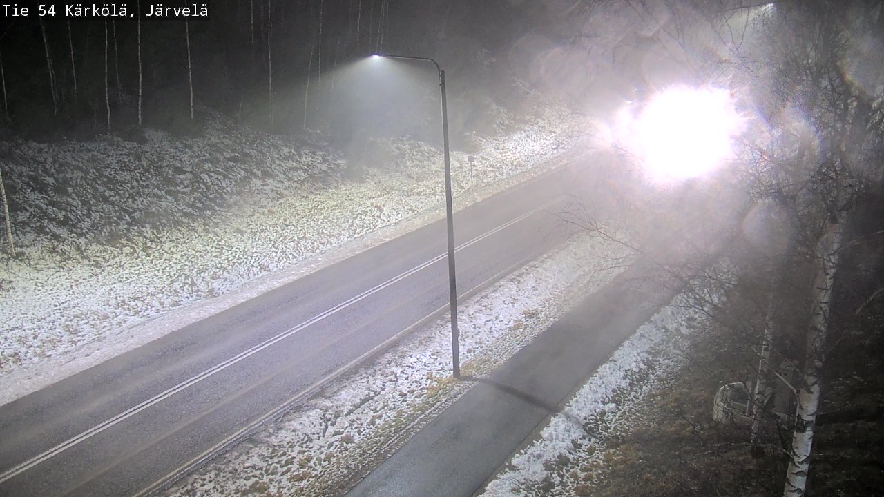 Weather Camera Image Väg 54 Kärkölä, Järvelä, Kärkölä, Päijät-Häme