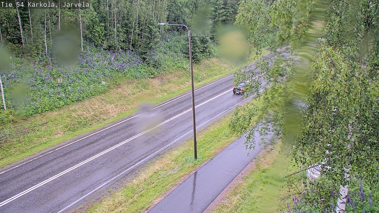 Weather Camera Image Väg 54 Kärkölä, Järvelä, Kärkölä, Päijät-Häme