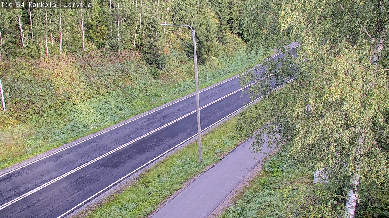 Weather Camera Image Road 54 Kärkölä, Järvelä, Kärkölä, Päijät-Häme