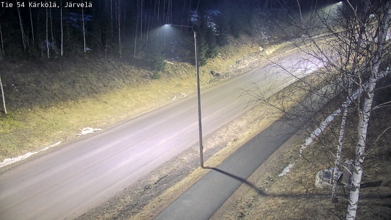Weather Camera Image Road 54 Kärkölä, Järvelä, Kärkölä, Päijät-Häme