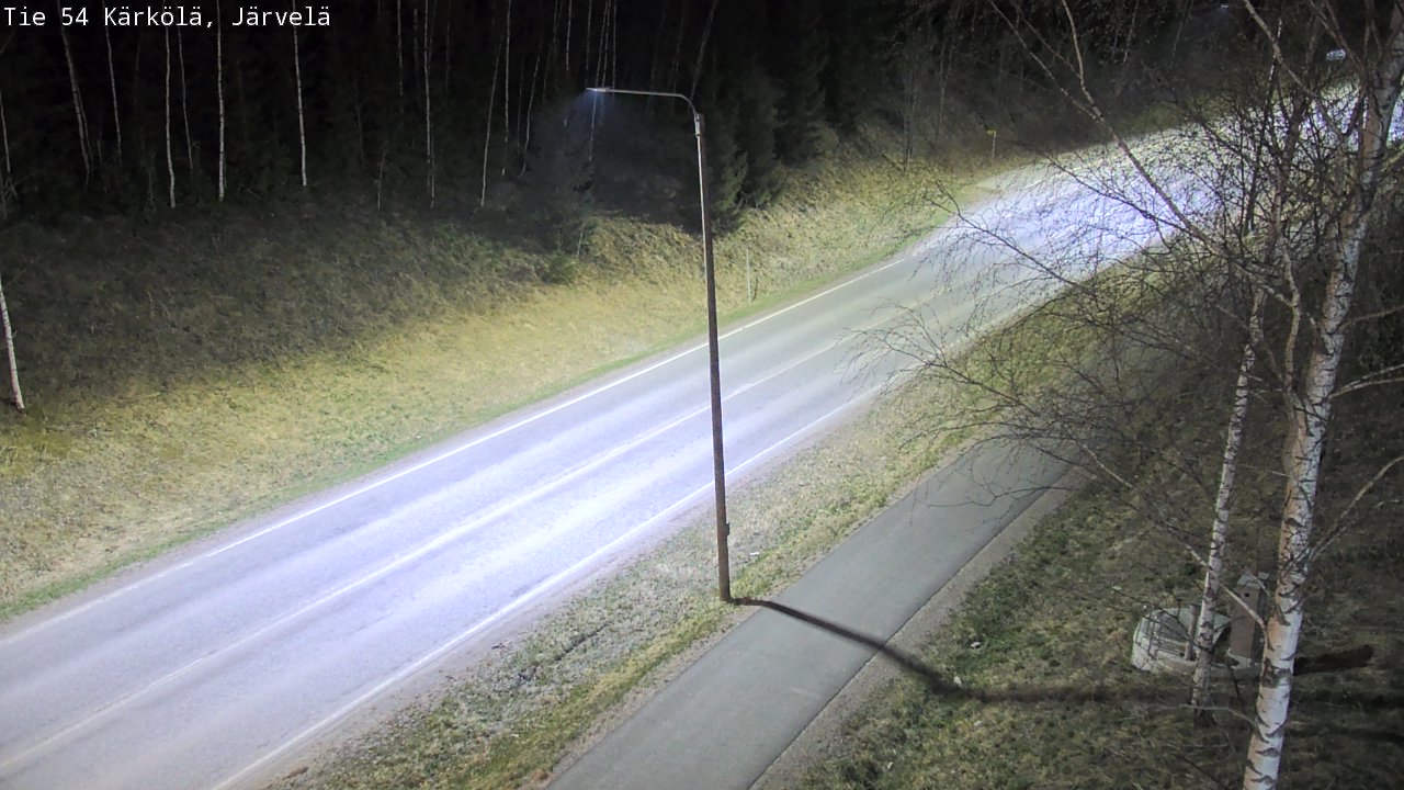 Weather Camera Image Väg 54 Kärkölä, Järvelä, Kärkölä, Päijät-Häme