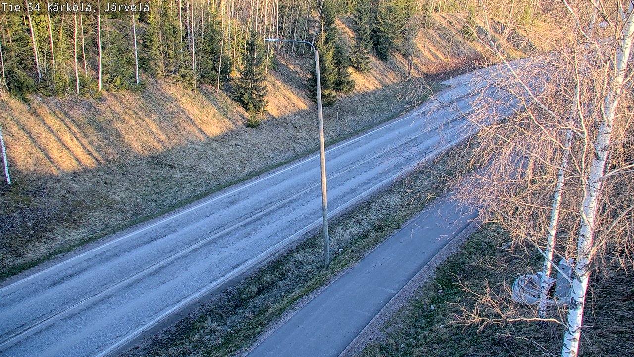 Weather Camera Image Väg 54 Kärkölä, Järvelä, Kärkölä, Päijät-Häme