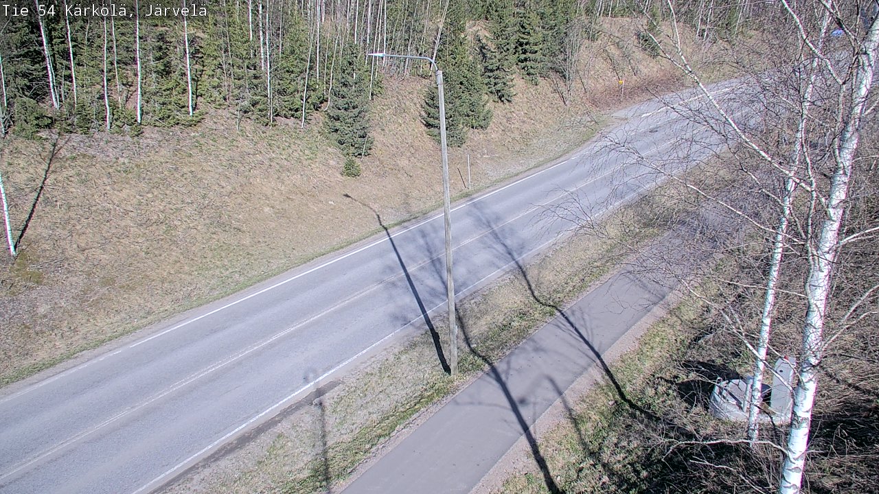 Weather Camera Image Väg 54 Kärkölä, Järvelä, Kärkölä, Päijät-Häme