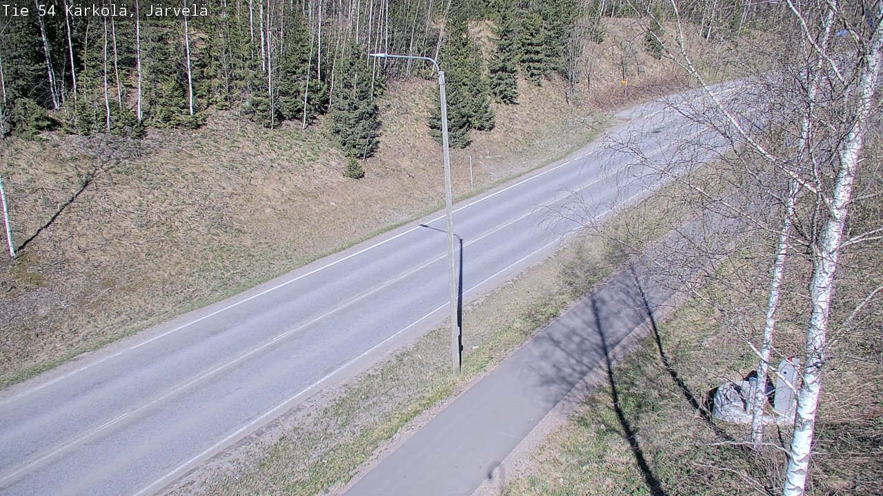 Weather Camera Image Road 54 Kärkölä, Järvelä, Kärkölä, Päijät-Häme