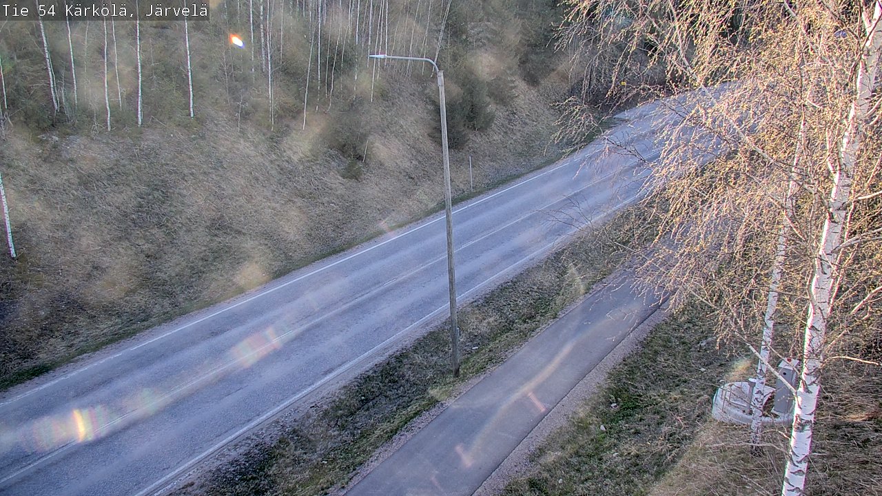 Weather Camera Image Väg 54 Kärkölä, Järvelä, Kärkölä, Päijät-Häme