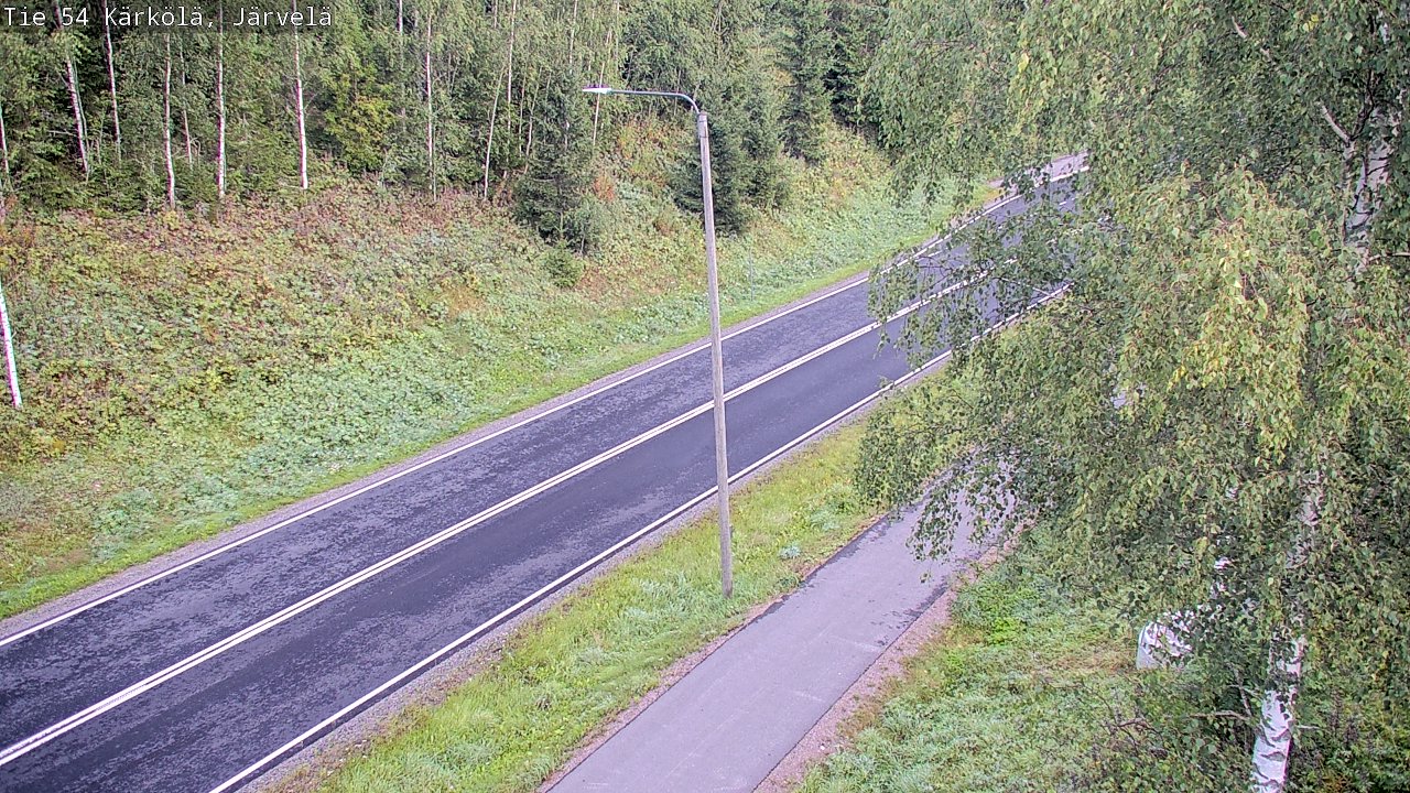 Weather Camera Image Road 54 Kärkölä, Järvelä, Kärkölä, Päijät-Häme
