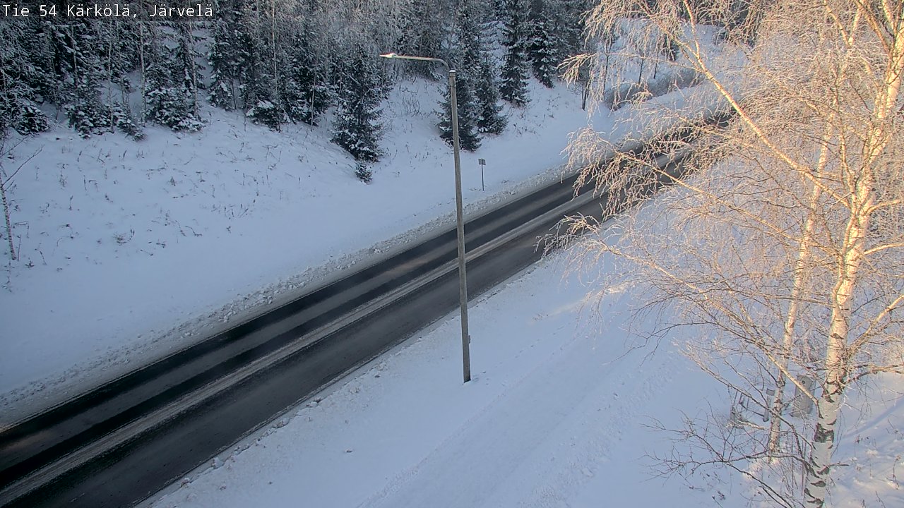 Weather Camera Image Väg 54 Kärkölä, Järvelä, Kärkölä, Päijät-Häme