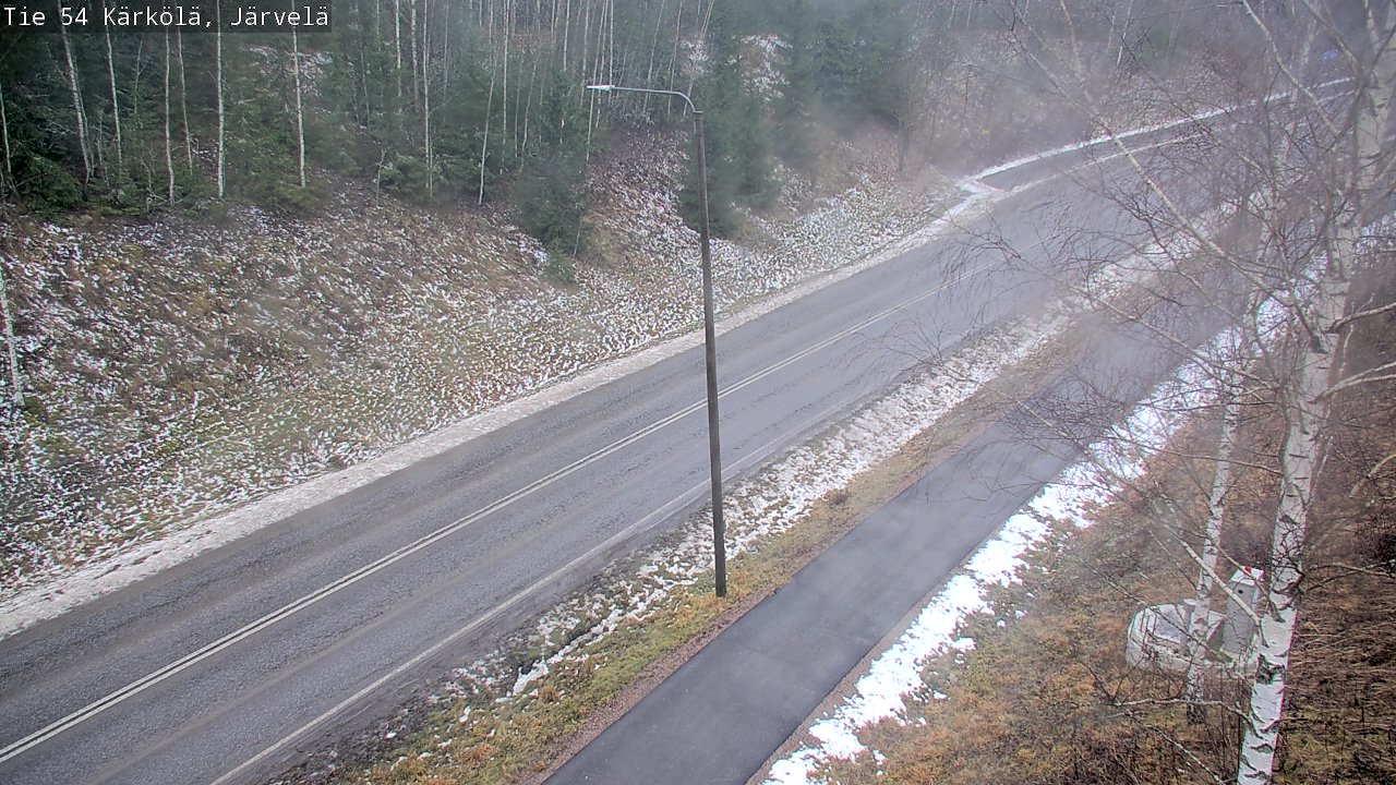 Weather Camera Image Väg 54 Kärkölä, Järvelä, Kärkölä, Päijät-Häme