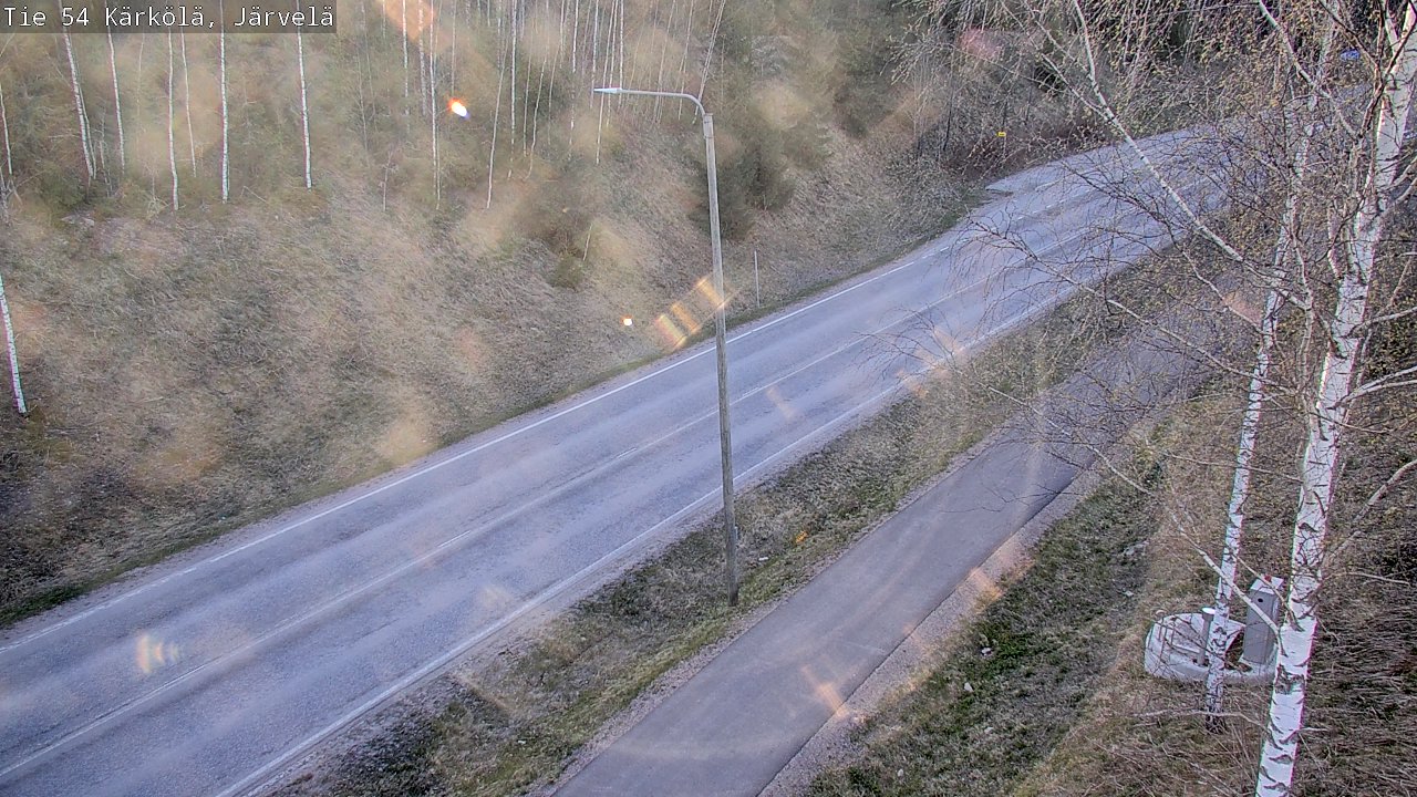 Weather Camera Image Väg 54 Kärkölä, Järvelä, Kärkölä, Päijät-Häme
