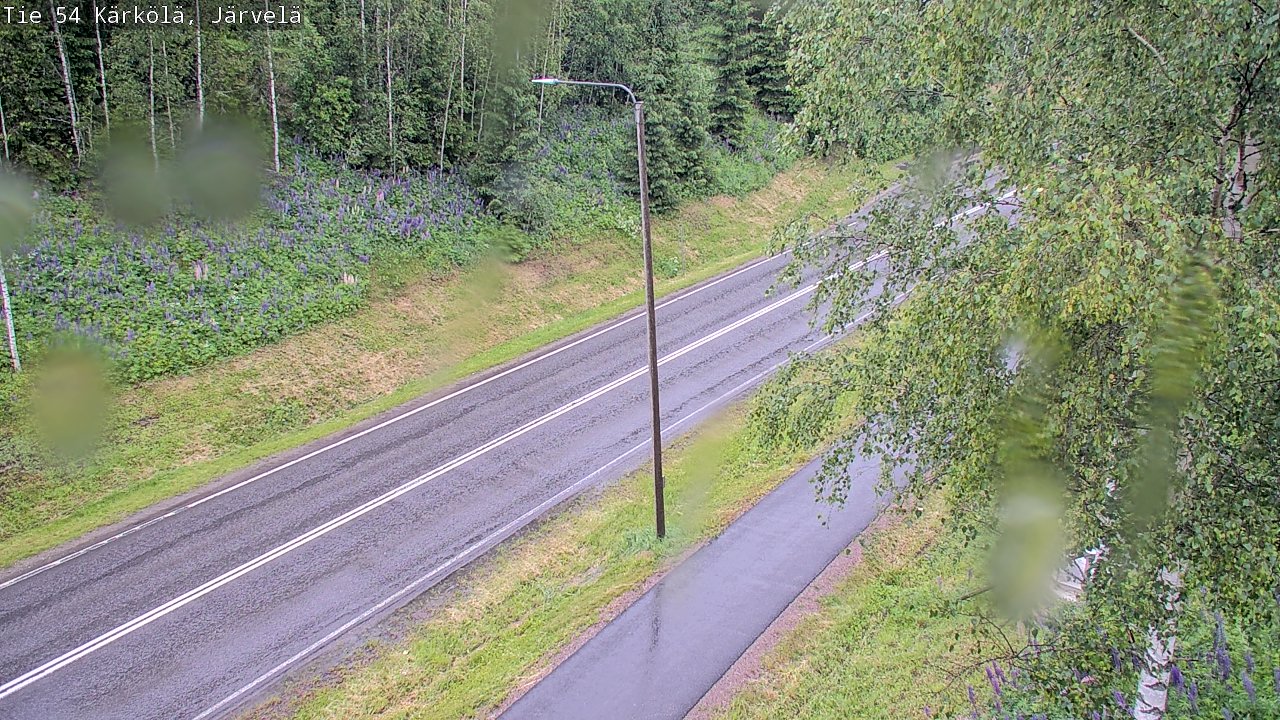 Weather Camera Image Väg 54 Kärkölä, Järvelä, Kärkölä, Päijät-Häme