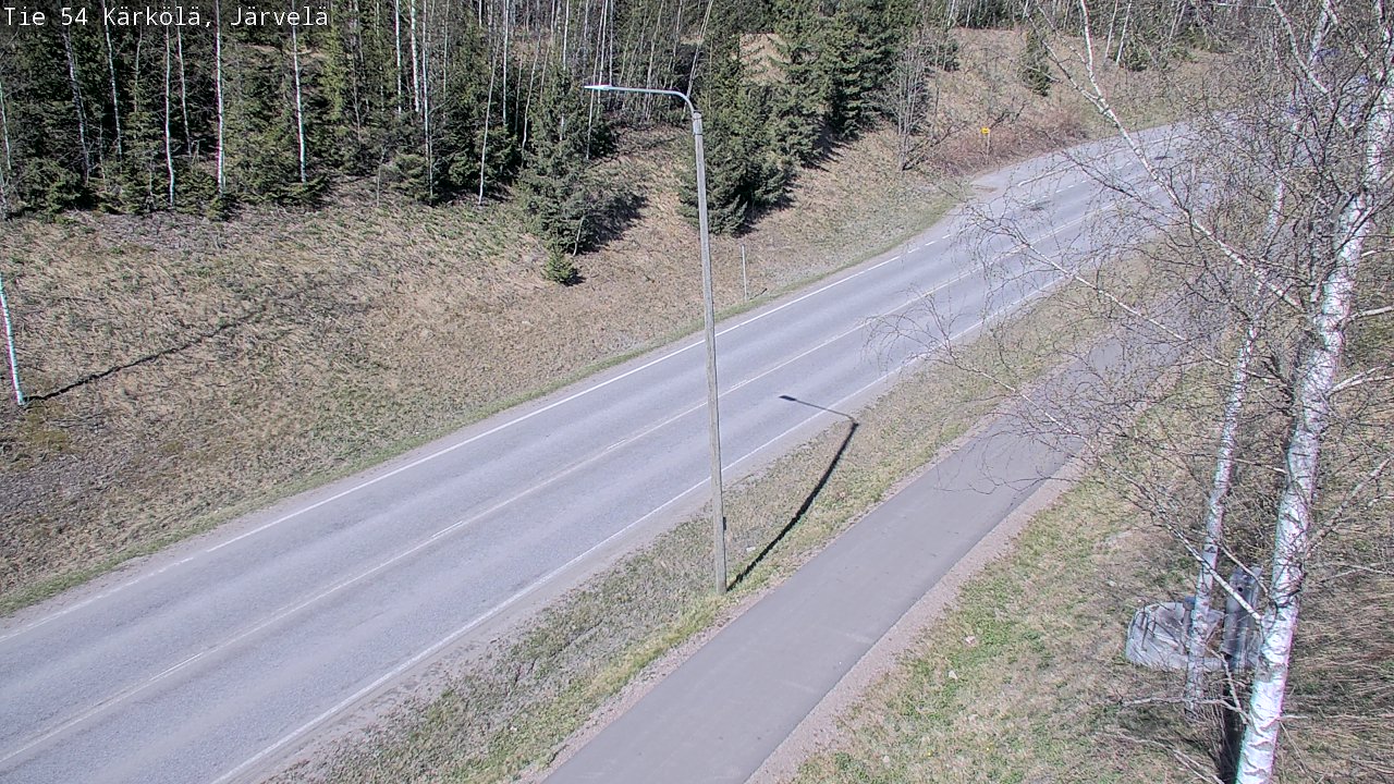 Weather Camera Image Road 54 Kärkölä, Järvelä, Kärkölä, Päijät-Häme