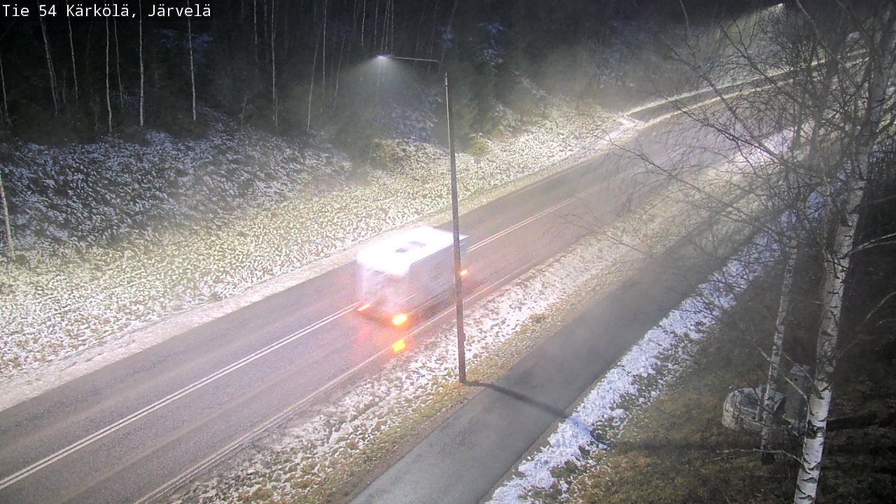 Weather Camera Image Väg 54 Kärkölä, Järvelä, Kärkölä, Päijät-Häme