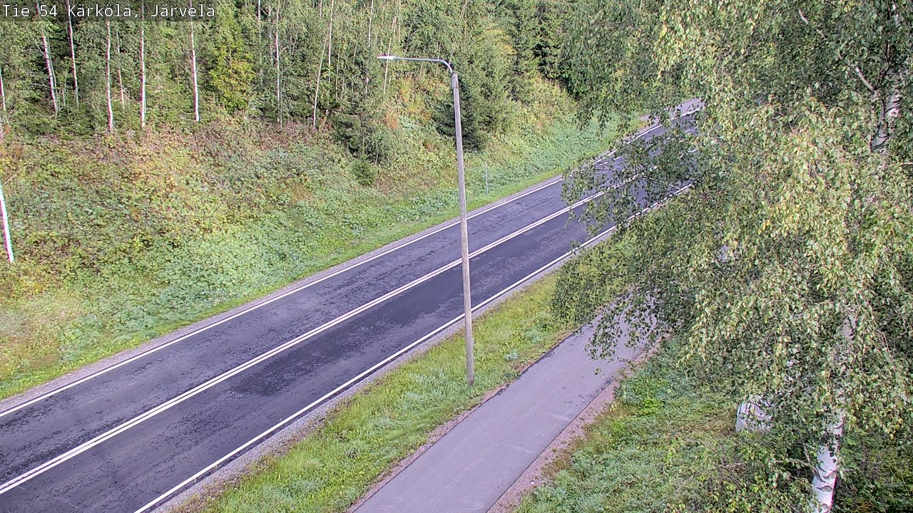 Weather Camera Image Road 54 Kärkölä, Järvelä, Kärkölä, Päijät-Häme