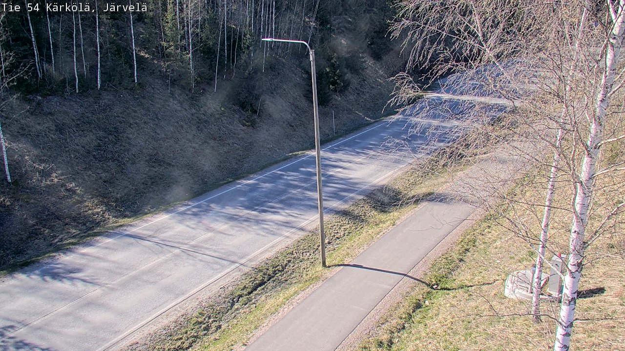 Weather Camera Image Väg 54 Kärkölä, Järvelä, Kärkölä, Päijät-Häme