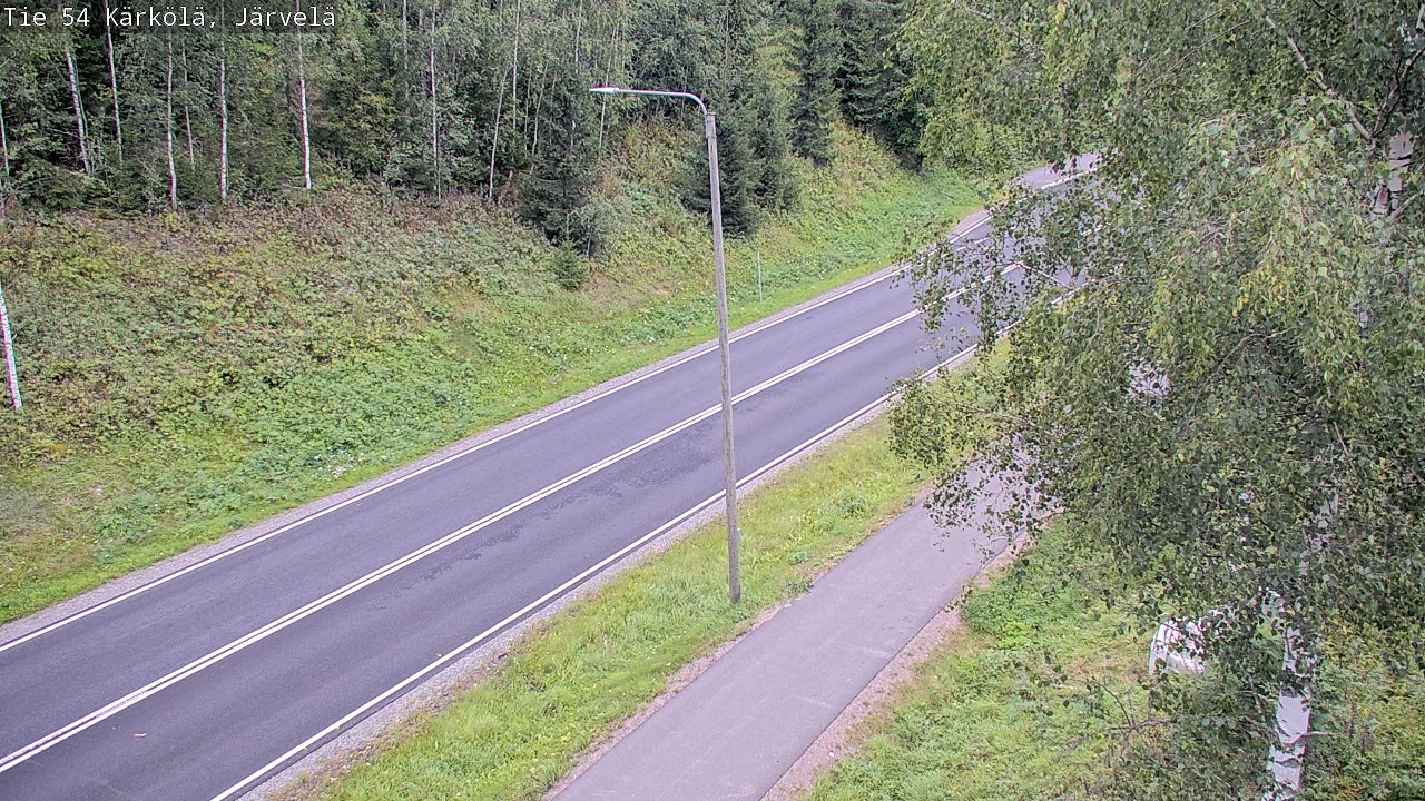 Weather Camera Image Väg 54 Kärkölä, Järvelä, Kärkölä, Päijät-Häme