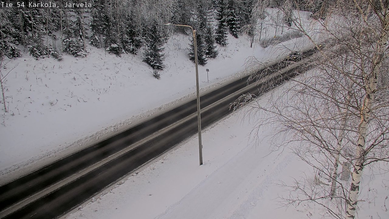 Weather Camera Image Väg 54 Kärkölä, Järvelä, Kärkölä, Päijät-Häme