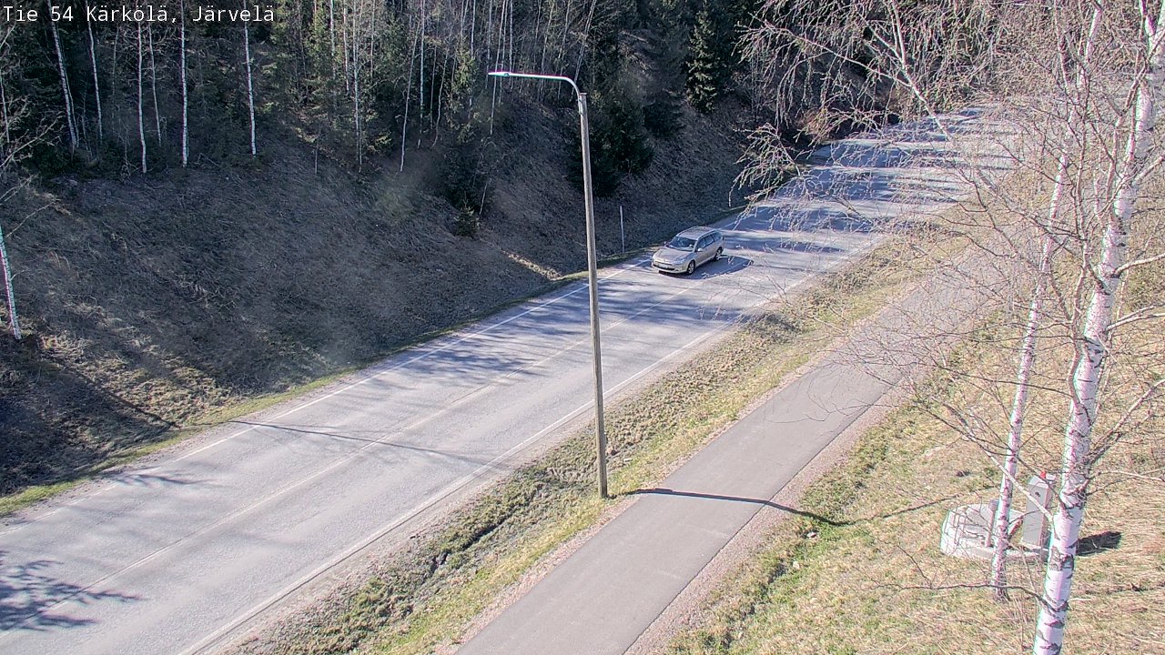 Weather Camera Image Väg 54 Kärkölä, Järvelä, Kärkölä, Päijät-Häme