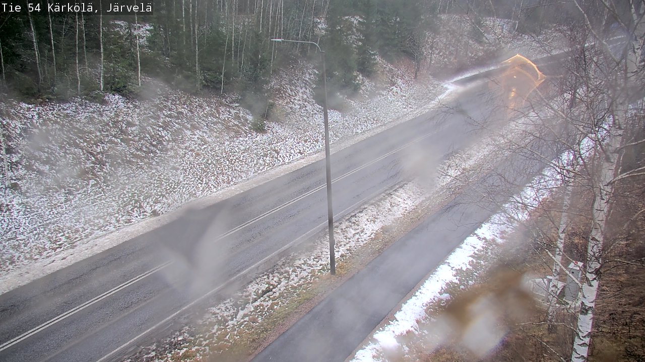 Weather Camera Image Väg 54 Kärkölä, Järvelä, Kärkölä, Päijät-Häme