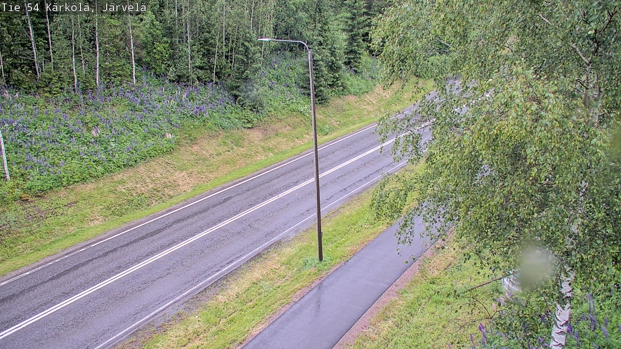 Weather Camera Image Väg 54 Kärkölä, Järvelä, Kärkölä, Päijät-Häme