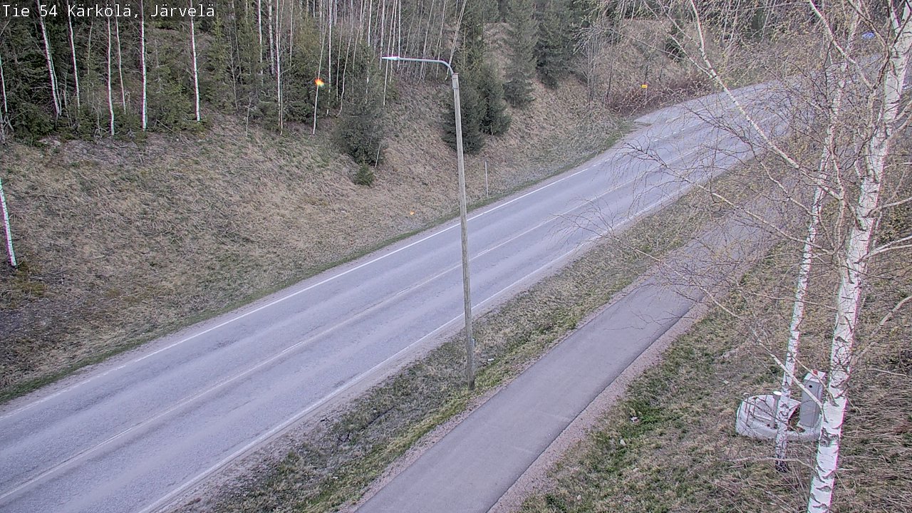 Weather Camera Image Väg 54 Kärkölä, Järvelä, Kärkölä, Päijät-Häme