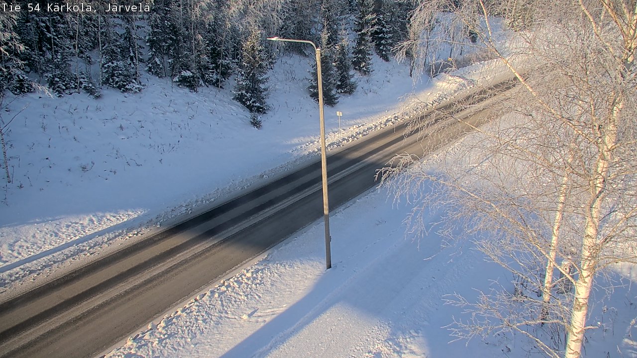Weather Camera Image Väg 54 Kärkölä, Järvelä, Kärkölä, Päijät-Häme