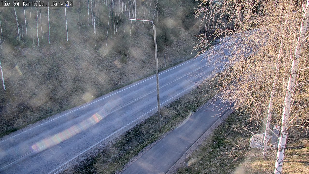 Weather Camera Image Väg 54 Kärkölä, Järvelä, Kärkölä, Päijät-Häme