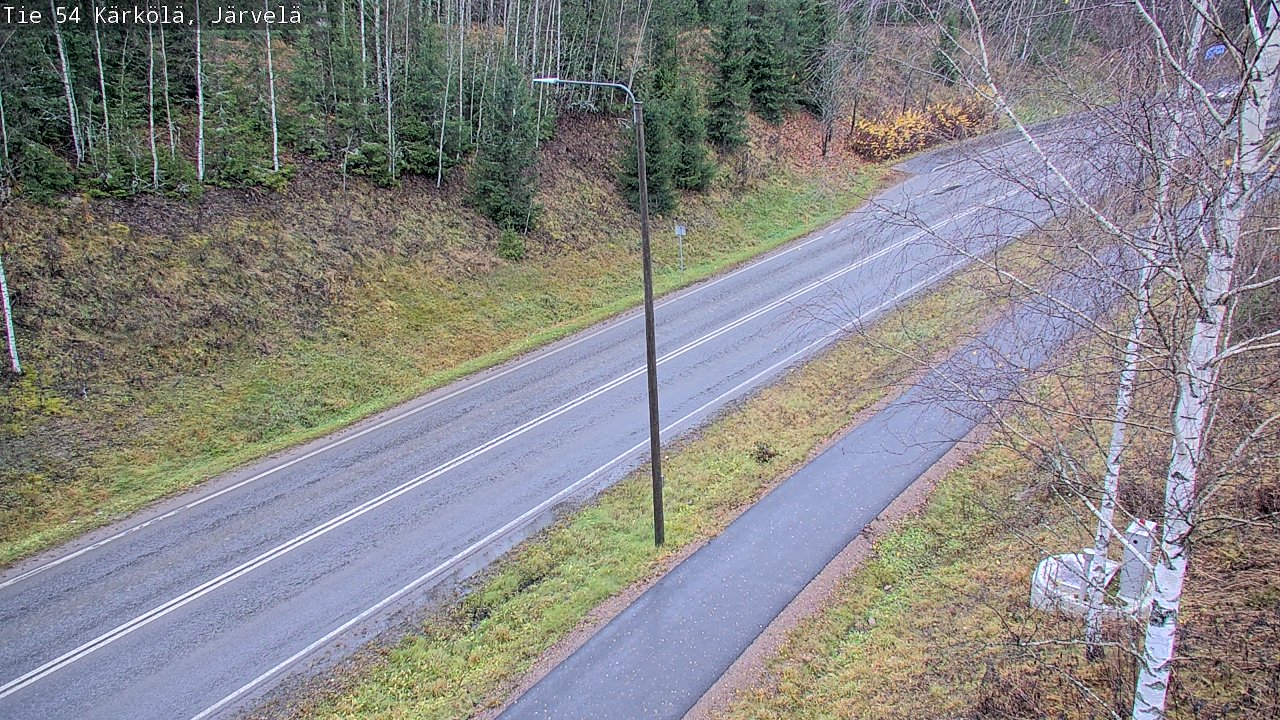 Weather Camera Image Road 54 Kärkölä, Järvelä, Kärkölä, Päijät-Häme