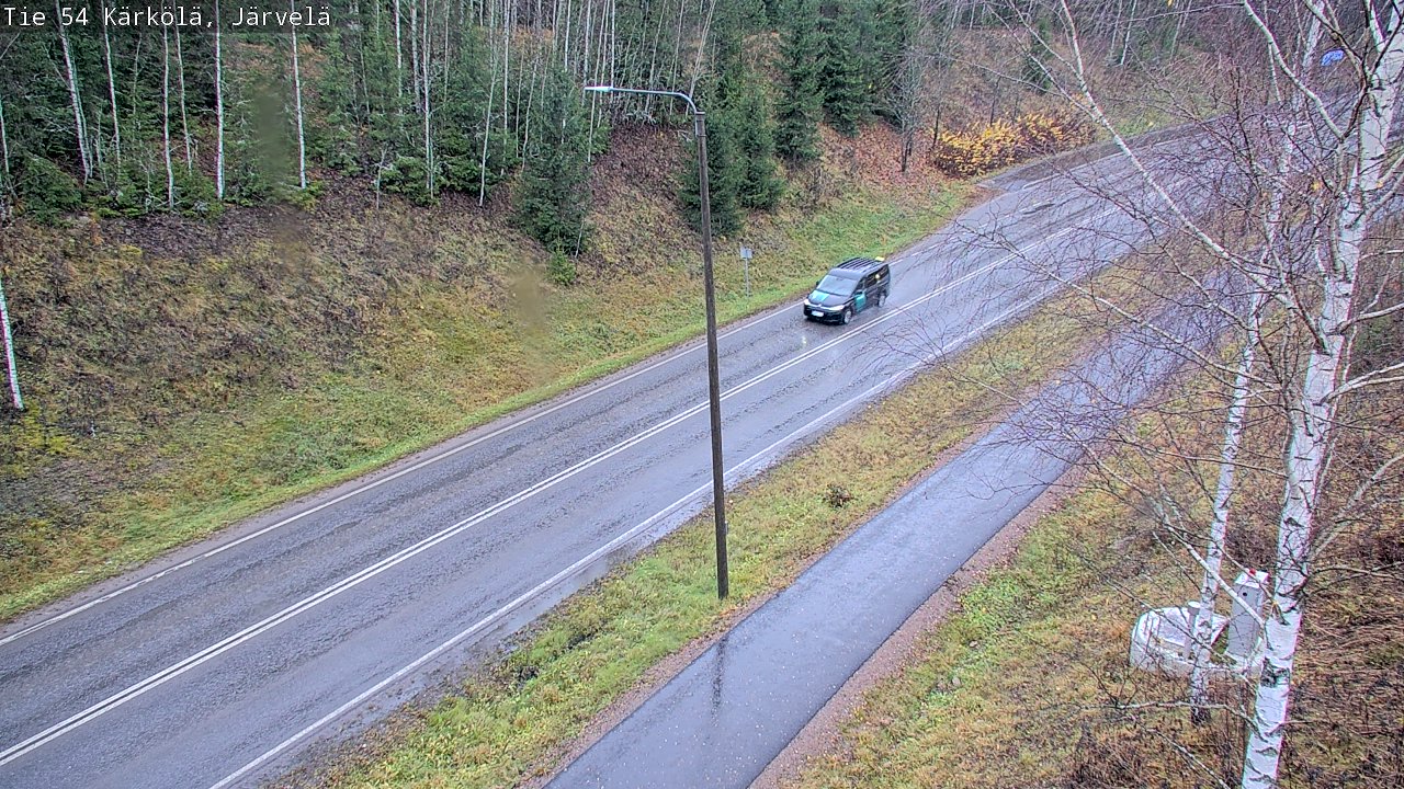 Weather Camera Image Väg 54 Kärkölä, Järvelä, Kärkölä, Päijät-Häme